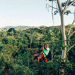 Zipline am Lake Manyara